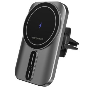 15w Fast Charging Magnetic Wireless Car Cell Phone Charger Magnetic Absorption Car Wireless Charger